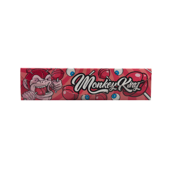 Monkey King | Red Lollypop Smell Pack - KSS Rolling Paper w/ Tip - Image 1