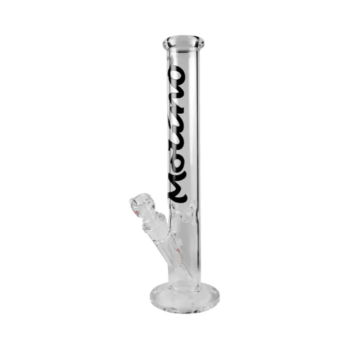 MolinoGlass | Black - Classic Cylinder Glass Bong | 5mm - Image 1