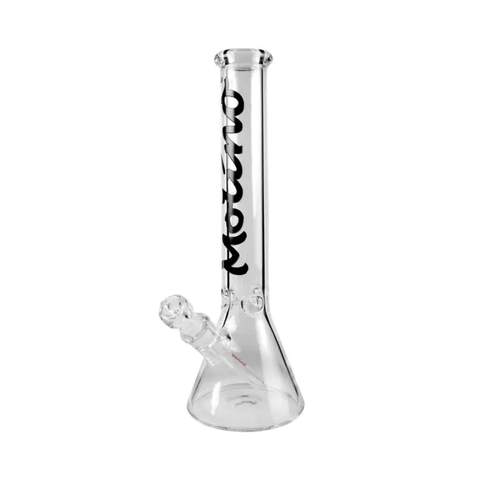 MolinoGlass | Black - Classic Beaker Glass Bong | 7mm - Image 1