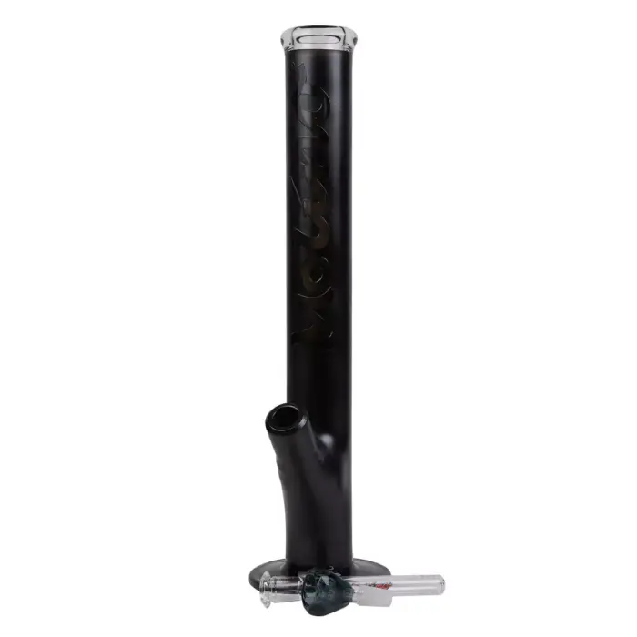 MolinoGlass | Black Widow - Coated Cylinder Glass Bong | 7mm - Image 4