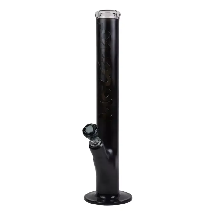 MolinoGlass | Black Widow - Coated Cylinder Glass Bong | 7mm - Image 1
