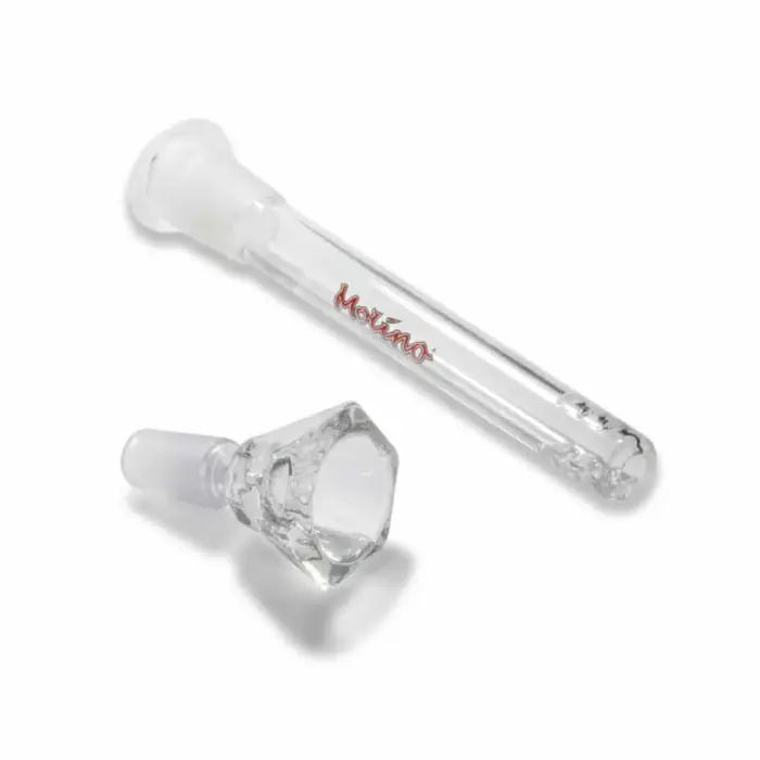 MolinoGlass | Silver Haze - Coated Cylinder Glass Bong | 7mm - Image 4
