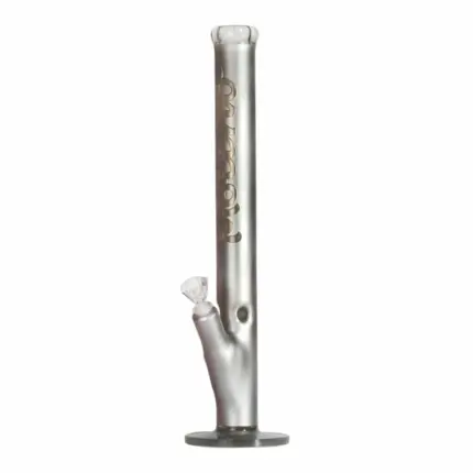 MolinoGlass | Silver Haze - Coated Cylinder Glass Bong | 7mm