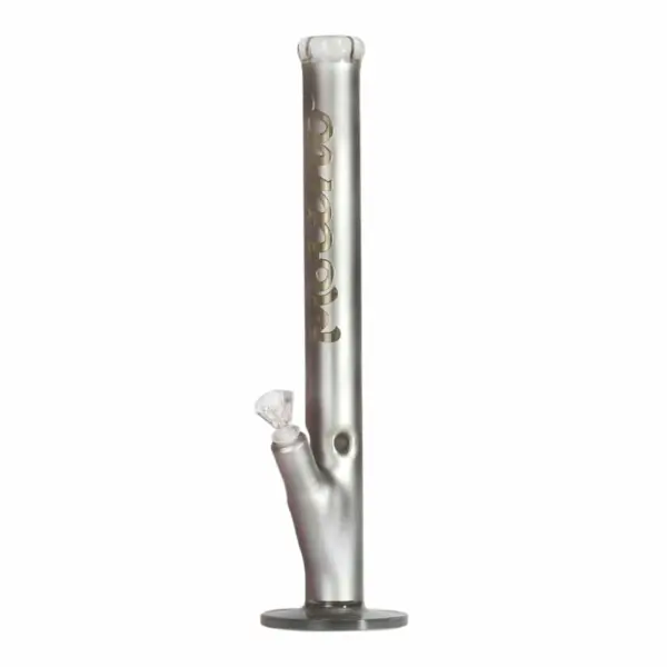 MolinoGlass | Silver Haze - Coated Cylinder Glass Bong | 7mm