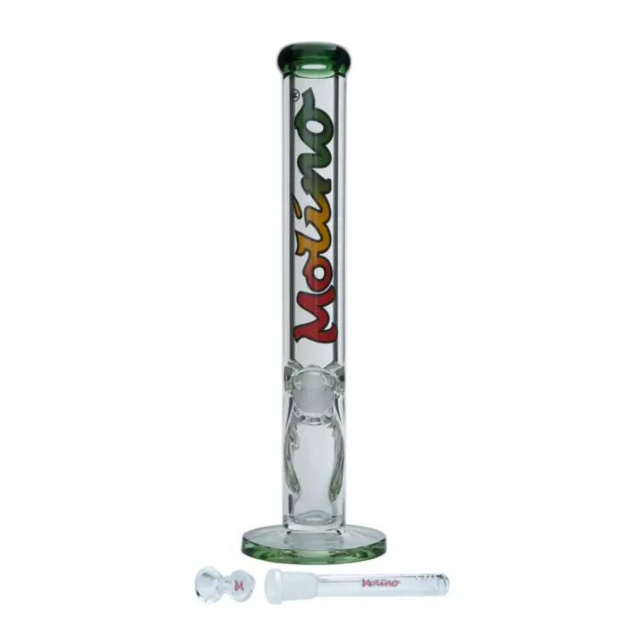 MolinoGlass | Rasta - Cylinder Glass Bong | 9mm - Image 3