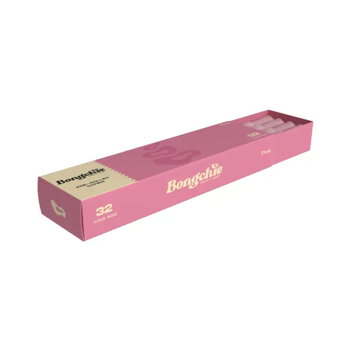 Bongchie | Pink - KS Pre Rolled Cone | 32pcs - Image 1
