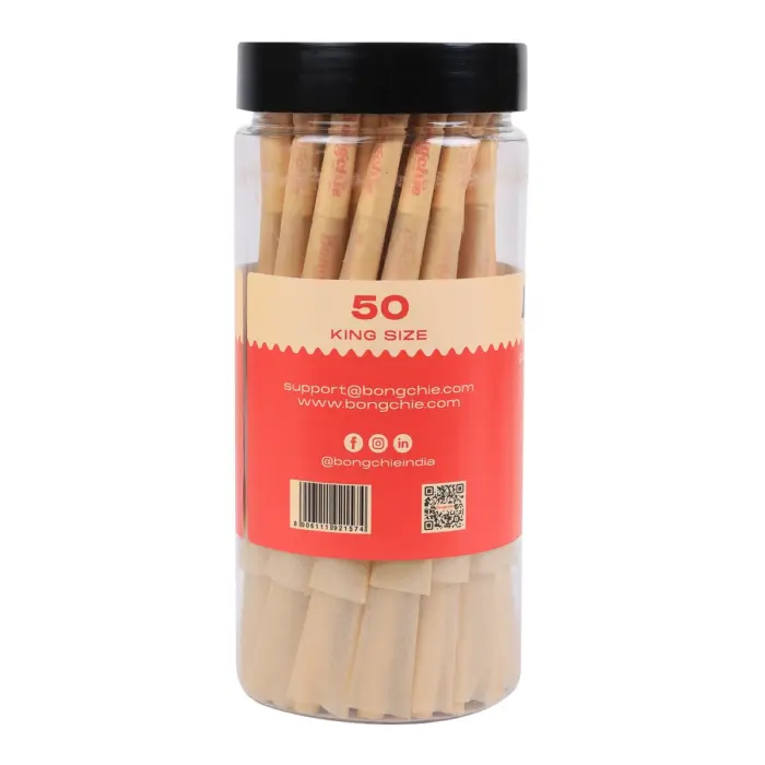 Bongchie | Unbleached - KS Pre Rolled Cone | 50pcs - Image 3