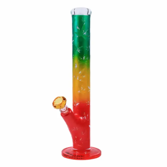 MolinoGlass | Rasta - Coated Glass Bong | 5mm - Image 1