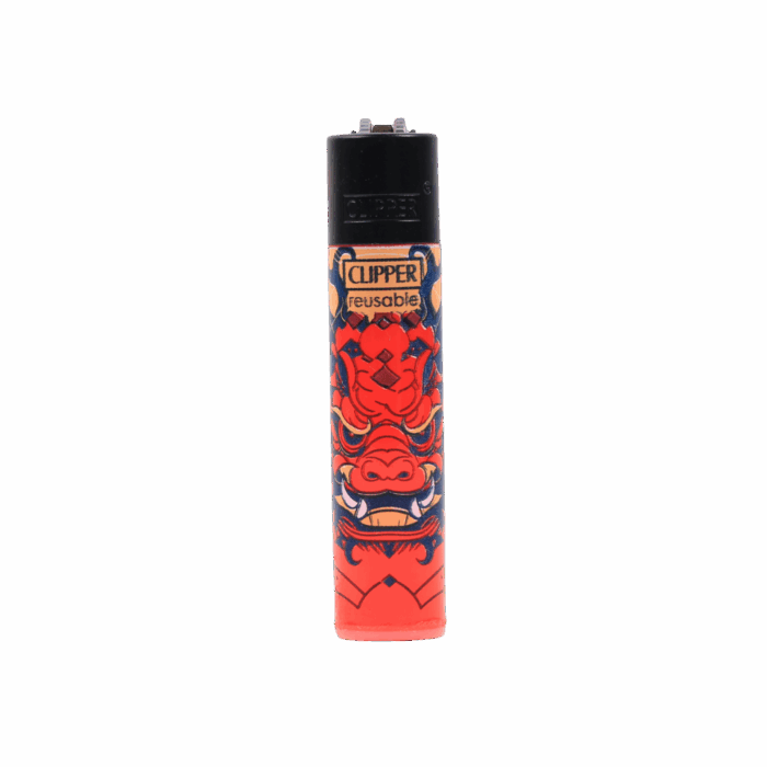 Clipper | Reusable Lighter Asian Lift Collection - ORANGE - Image 1