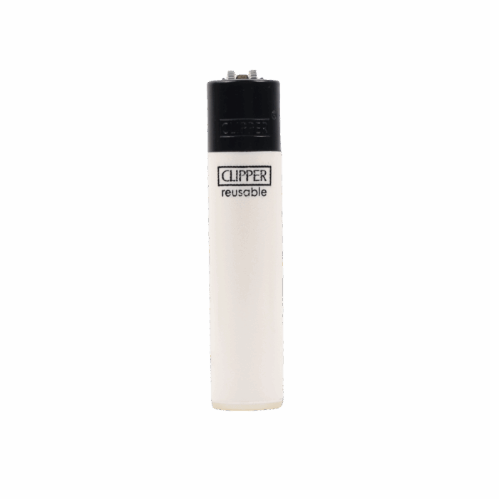 Clipper Lighter | Crystal Collection - White - Image 1