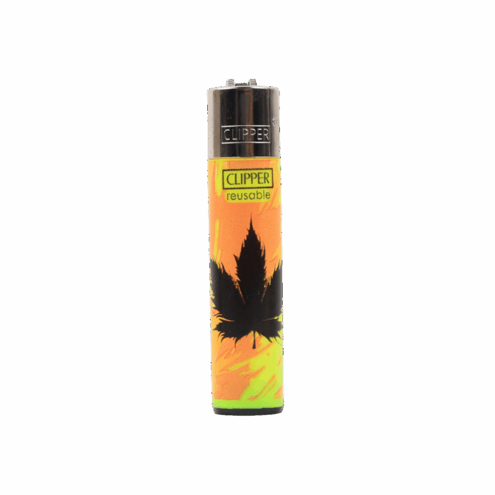 Clipper Lighter | Good Weed Collection - Orange - Image 1