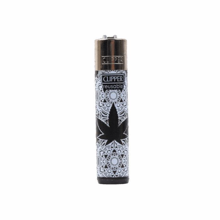 Clipper | Reusable Lighter Weed Mandala - Black - Image 1