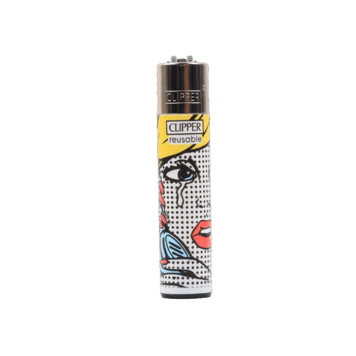Clipper Lighter | Pop Art Collection - Cry - Image 1