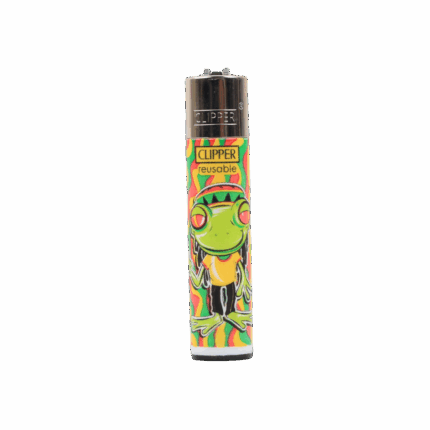 Clipper Lighter | Rasta Animals V.2 Collection - Frog