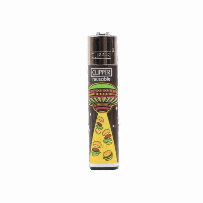 Clipper Lighter | Hungry UFO Collection - Green - Image 1