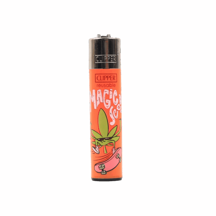 Clipper | Reusable Lighter Weed Bros - Orange - Image 1