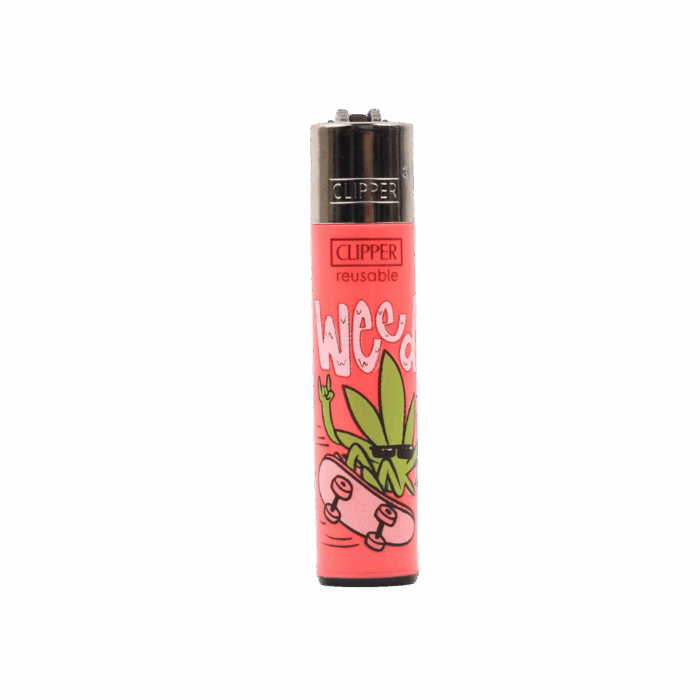 Clipper | Reusable Lighter Weed Bros - Pink - Image 1
