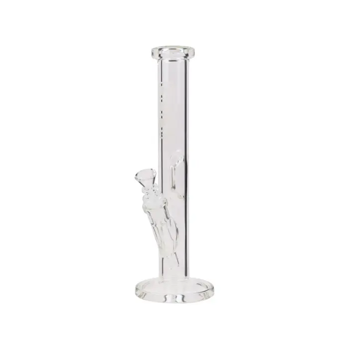 Grav | White - Classic Cylinder Glass Bong - Image 1