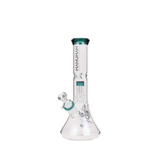 Hanuman | Green Percolator - Glass Bong - Image 1