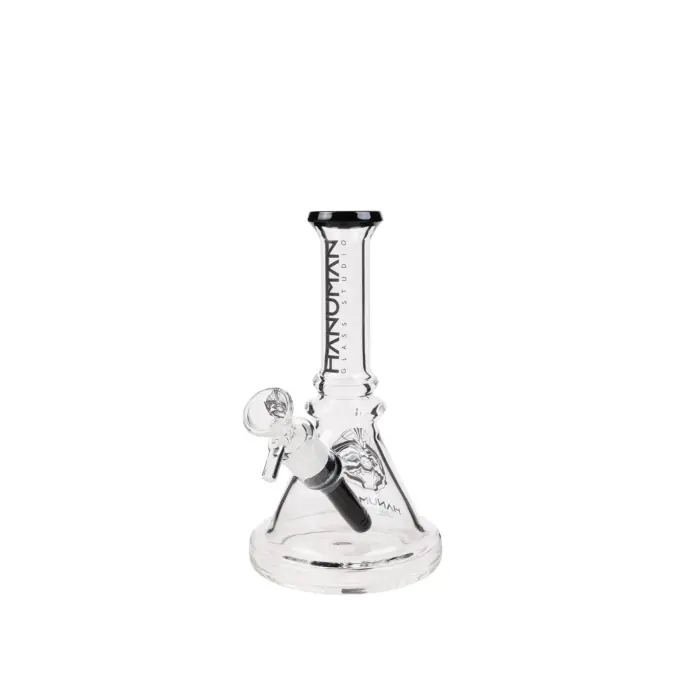 Hanuman | Black Mini Beaker - Glass Bong - Image 1