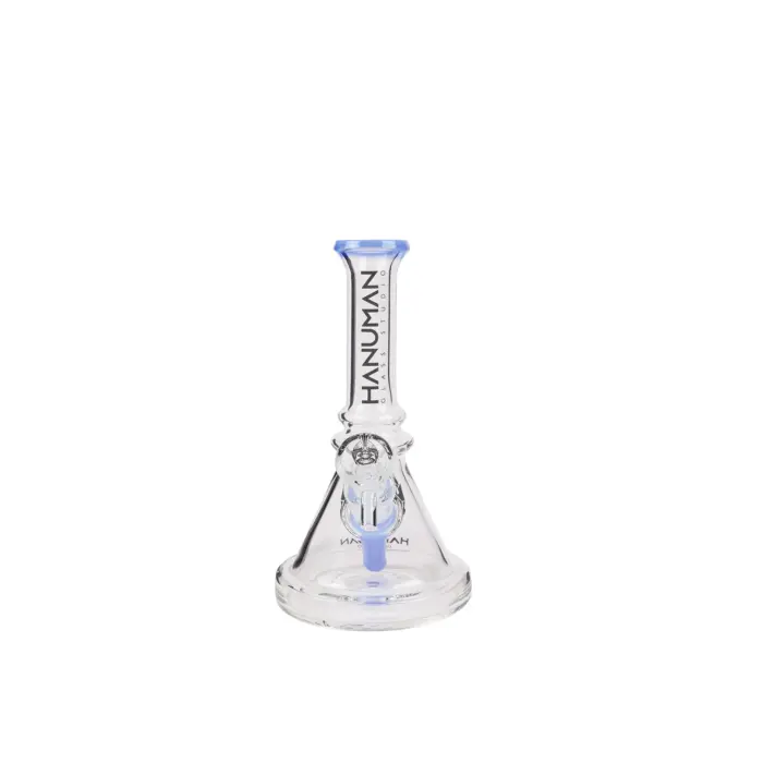 Hanuman | Blue Mini Beaker - Glass Bong - Image 3