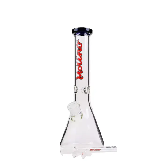 MolinoGlass | LC5 Blue - Beaker Glass Bong - Image 4