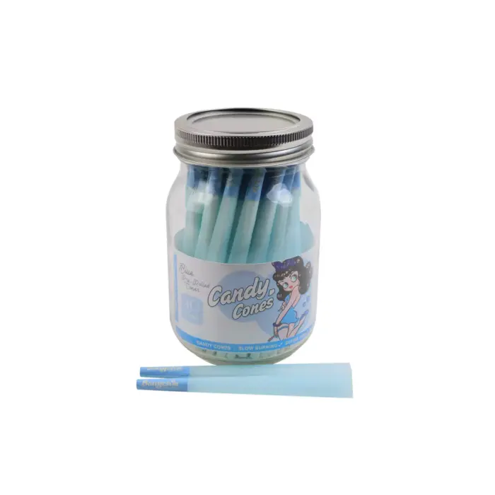 Leaf | Candy Cone Blue | KingSize | 40pcs - Image 2