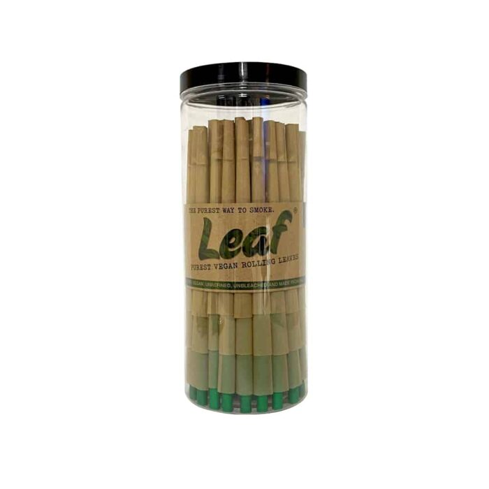 Leaf | Pre Rolled Cone | KS Unbleached | 100pcs - Image 1