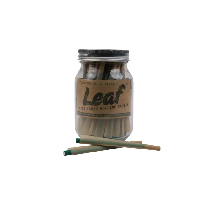 Leaf | Pre Rolled Cone | KS Unbleached | 40pcs - Image 1
