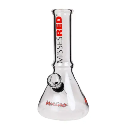 MolinoGlass | Mini G #21 Misses Red - Glass Bong
