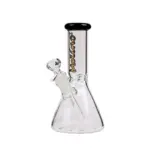 MolinoGlass | Tiny Golden Black - Beaker Glass Bong