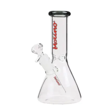 MolinoGlass | Tiny Gray - Beaker Glass Bong