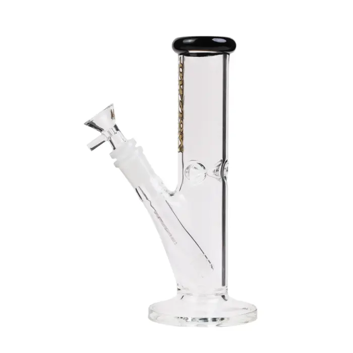 MolinoGlass | Tiny Golden Black - Cylinder Glass Bong - Image 4