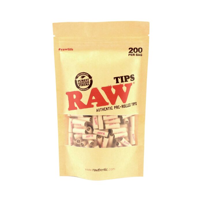 RAW | Pre Rolled - Paper Filter Tip | 200pcs - Image 1