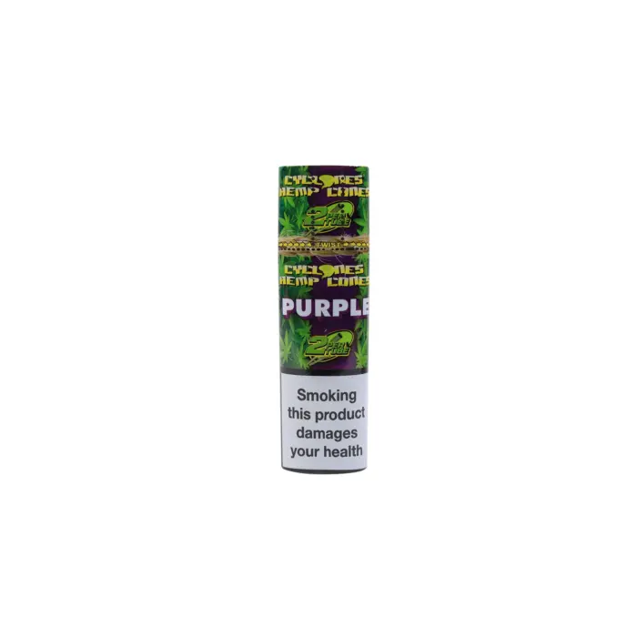 Cyclones | Purple - 2 Hemp Cones - Image 1