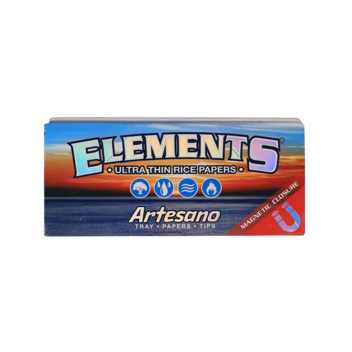 Elements | Ultra Thin Artesano - KSS Rolling Paper w/ Tip & Tray - Image 1