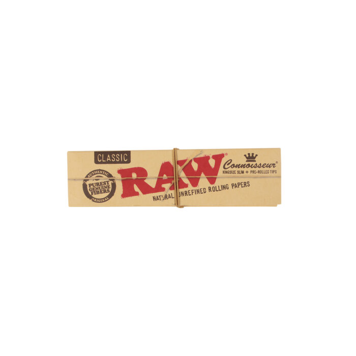 RAW | Classic Connoisseur - KSS Rolling Paper w/ Tip - Image 1
