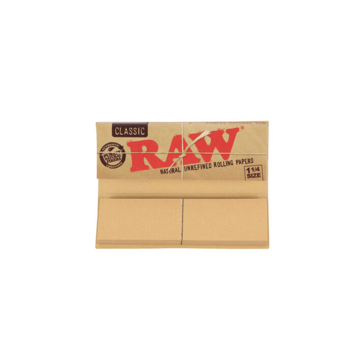 RAW | Classic Connoisseur - 1 1/4 Rolling Paper w/ Tip - Image 2