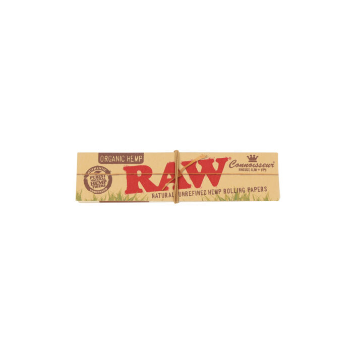 RAW | Organic Connoisseur - KSS Rolling Paper w/ Tip - Image 1