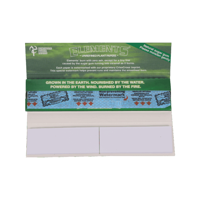 Elements | Green Connoisseur King Size Slim with Tips - Image 3