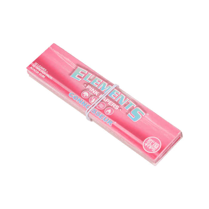 Elements | Pink Connoisseur King Size Slim with Tips - Image 3