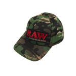 RAW | Camo Baseball Cap With Poker - Image 4