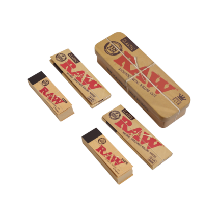 Raw Set | Classic 1¼ + Tip 50 + Tin Case caddy